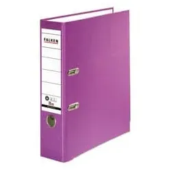 FALKEN Ordner Papier A4 8cm violett 11285251 Recycolor