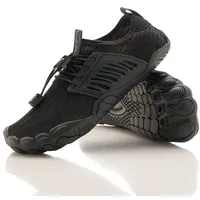 Freiluftkind Das Original – Tokai rutschfeste Barfußschuhe Sneaker Schnellverschluss schwarz 40 EU