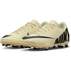 NIKE Jr. Mercurial Vapor 15 Club FG/MG Fußballschuhe Kinder 700 - lemonade/black 32
