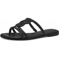 Damen  Sandalen  1-27115-42 Schwarz 001 Black Textil mit TOU... 36