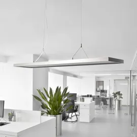 ARCCHIO Dorean Pendelleuchte Silver / Arbeitszimmer / Büro, / 120 - 26 - 3