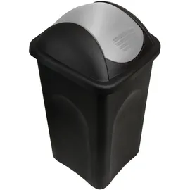 DEUBA Mülleimer 60 l Schwarz