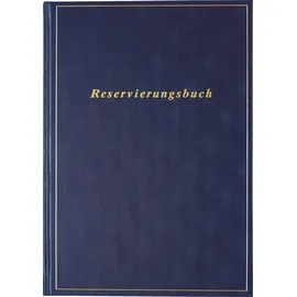 rido/idé Reservierungsbuch A4 Kunststoff Dunkelblau 2 St.