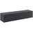 [en.casa] Evaton TV-Lowboard 140 x 30 x 33 cm Silber Spanplatte