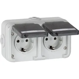 PEHA by Honeywell Schuko-Steckdose 2-fach Grau 1 St.