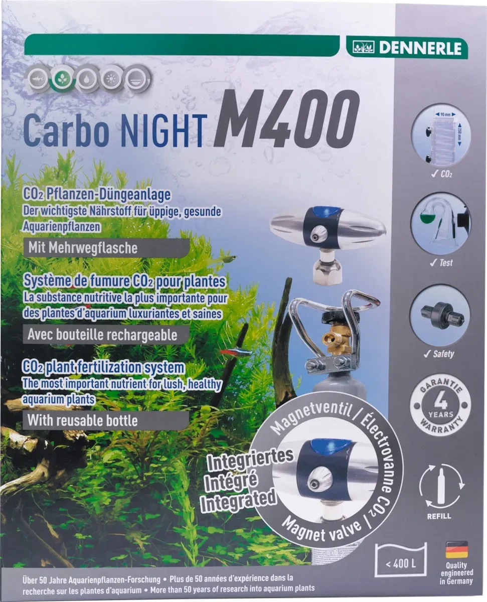 DENNERLE CO2 Pflanzen-Dünge-Set Carbo Night CO2 Anlage Version M400