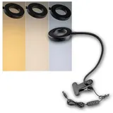 ChiliTec Klemmleuchte Schwarz 5 W