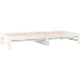 vidaXL Tagesbett 90 x 200 cm Weiß