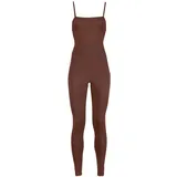 Girlfriend Collective Jumpsuit "Girlfriend Collective one-piece suit The Unitard", Damen, Gr. L, Normalgrößen, earth, Obermaterial: 79% Polyester, 21% Elasthan, GIRLFRIEND COLLECTIVE, Overalls Jumpsuit