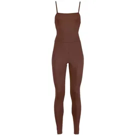 Girlfriend Collective Jumpsuit "Girlfriend Collective one-piece suit The Unitard", Damen, Gr. L, Normalgrößen, earth, Obermaterial: 79% Polyester, 21% Elasthan, GIRLFRIEND COLLECTIVE, Overalls Jumpsuit
