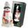 Krebs Glas Lauscha Weihnachtsornament Schneemann mit Häuser«, 1-tlg. 12cm