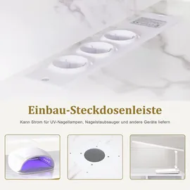 Barberpub Maniküretisch Nageltisch mit Absaugung 2491
