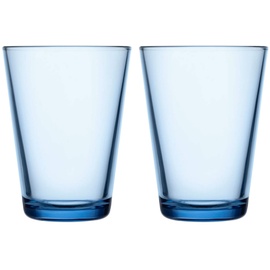 Iittala 1025688 Kartio 2-er Set Gläser 40cl, Aqua, Glas