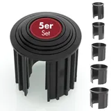 Doppler Reduziereinsätze für Sonnenschirmständer Reduzierringe Universal 6 cm, 5er Set 52-48-38-32-25 mm