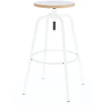 jan kurtz Barhocker Paris 70 – 80 cm Weiß