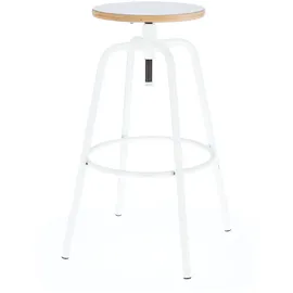 jan kurtz Barhocker Paris 70 – 80 cm Weiß