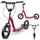 HyperMotion Kinderroller 12 Zoll pink/rot