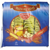 mamma lucia Pasta Tagliatelle all ́uovo con spinachi, 6mm breit, 5er Pack (5 x 500 g)