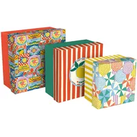 Clairefontaine 2x Set 3 Klappboxen 25x25x12 cm 20x20x11cm und