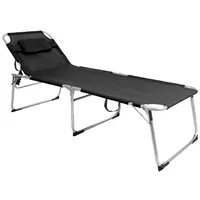 INDA-EXCLUSIV XXL Alu Gartenliege gepolstert L200xB70cm-DMC4400S