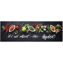 Läufer All about the spice in Anthrazit ca. 50x150cm