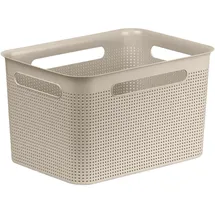 Rotho Aufbewahrungsbox BRISEN 36 x 26 x 21 cm beige