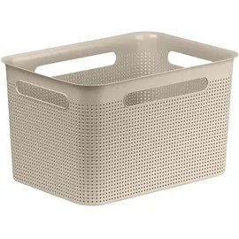 Rotho Aufbewahrungsbox BRISEN 36 x 26 x 21 cm beige