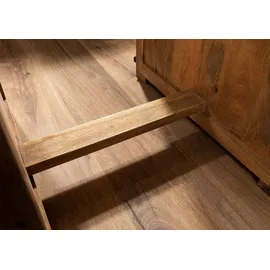 Massivmoebel24 Schreibtisch Mango natur lackiert