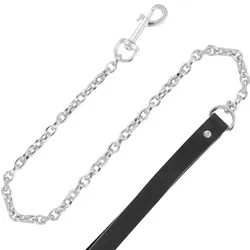 Bdsm zubehör bdsm leine und halsband aus schwarzem fell