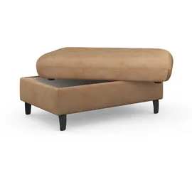 sit&more Hocker Marano mit Stauraum 102 x 43 x 67 cm Braun