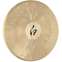 Sonic Energy 12 Zoll White Gong – Kleiner Doppel-Licht-Gong für Meditation, Klangheilung – Beidseitig glänzend – Inkl. Schlägel (WG-12)