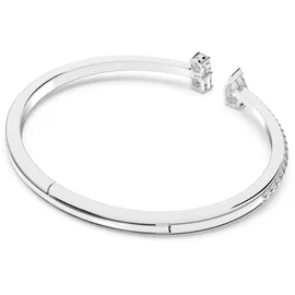 Swarovski Mesmera Armreif, Weiss, Rhodiniert