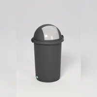 Proregal Robuster Abfallbehälter 50 l Grau