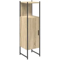 VidaXL Hoher Vorratsschrank Hell Eiche Holzwerkstoff 33 x 33