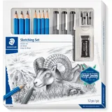 Staedtler 100, Multi, Blau, Grau, 7 Stück(e)