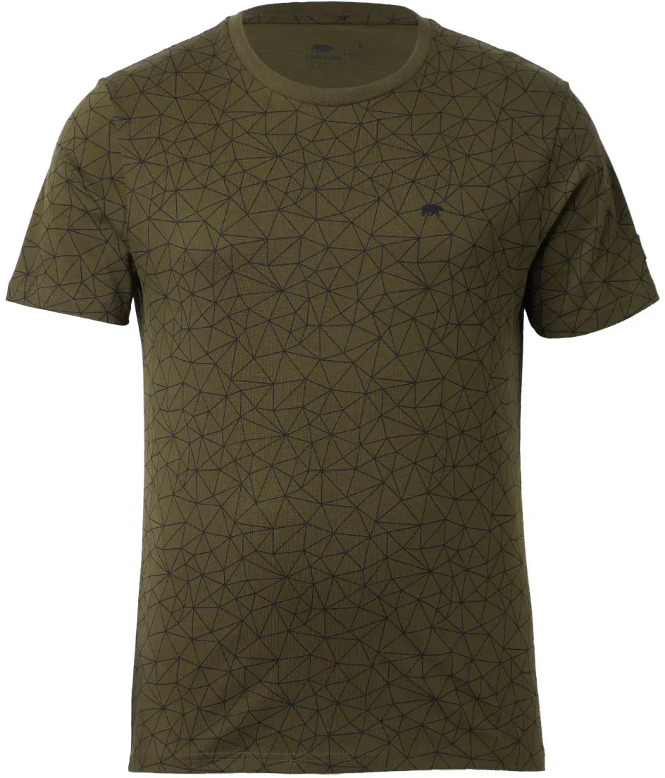 FORSBERG T-Shirt mit Polygonmuster