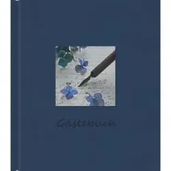 Gästebuch Scriptura blau 61100 21x24cm