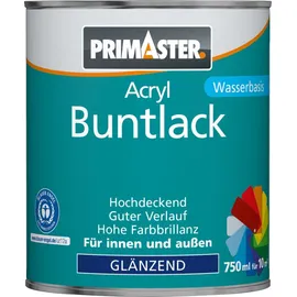 Primaster Acryl Buntlack 750 ml tiefschwarz glänzend