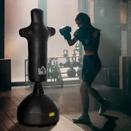 Homcom Standboxsack Stahl, PU, HDPE