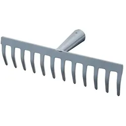 Straßenrechen Arbeits-B.295mm Zinken-L.55 mm,12 Zinken