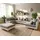 DeLife Wohnlandschaft Clovis XL Weiss Hellgrau Modulsofa Hocker