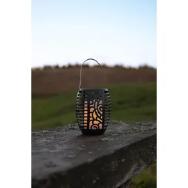 Star Trading Solarleuchte Kunststoff 9,5x42 cm 1 LED schwarz