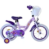 Volare Kinderfahrrad Disney Wish Fahrrad für Mädchen Rosa 14 Zoll Kinderrad