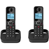 Alcatel F860 DUO EU DECT-Telefon Anrufer-Identifikation Schwarz - Schwarz