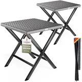 CASARIA Klappstuhl 44 x 40 x 44 cm grau 2 St.