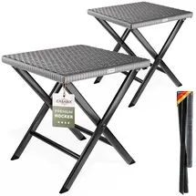 CASARIA Klappstuhl 44 x 40 x 44 cm grau 2 St.