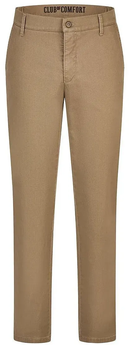 Flatfront-Hose Slim Fit CLUB OF COMFORT beige, 48
