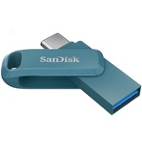 SanDisk Ultra Dual Drive Go USB Type-C 128 GB (Android Smartphone Speicher, USB Type-C-Anschluss, 400 MB/s Lesegeschwindigkeit, Nutzung als Schlüsselanhänger möglich) Navagio Beach
