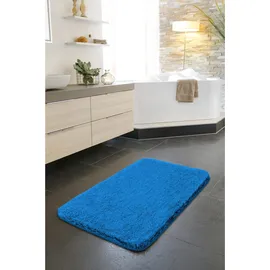 GRUND Badteppich Melange Blau 140 x 80 cm