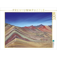 Calvendo Rainbow Mountain, Vinicunca, Peru 1000 Teile Puzzle Quer